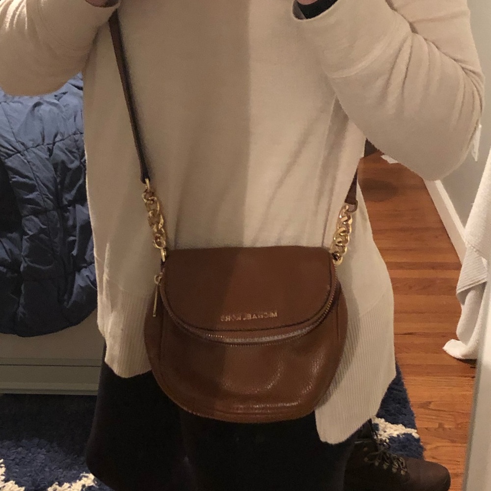 Michael kors cognac purse - EUC